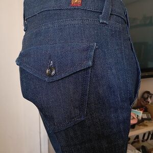 7 For All Mankind Indigo Boot Cut Jeans